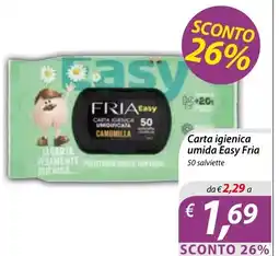 DiMeglio Carta igienica umida Easy Fria offerta