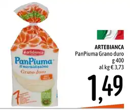 Emisfero Artebianca PanPiuma Grano duro offerta