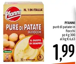 Emisfero Pfanni purè di patate in fiocchi offerta