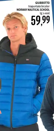 Emisfero Giubbotto trapuntato bicolor Norway Nautical School offerta