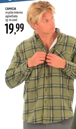 Emisfero Camicia in pile interno agnellato offerta