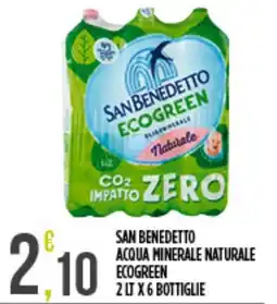 Euroesse San Benedetto acqua minerale naturale ecogreen offerta