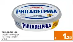 C+C Cash and Carry Philadelphia Original formaggio fresco spalmabile offerta