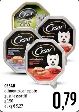 Emisfero Cesar alimento cane patè offerta
