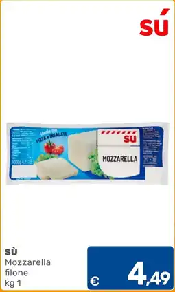 C+C Cash and Carry sù Mozzarella filone offerta