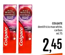 Emisfero Colgate dentifricio max white offerta