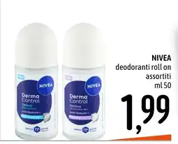 Emisfero NIVEA deodoranti roll on offerta
