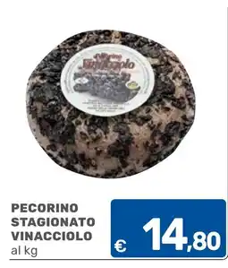 C+C Cash and Carry Pecorino stagionato vinaccioio offerta