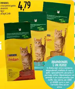 Emisfero Friskies croccantini gatto assortiti offerta
