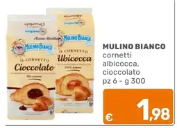 C+C Cash and Carry Mulino Bianco cornetti albicocca, cioccolato offerta