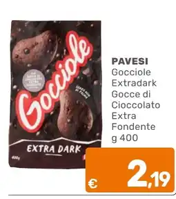 C+C Cash and Carry Pavesi Gocciole Extradark Gocce di Cioccolato Extra Fondente offerta