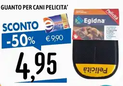 Emisfero Guanto per cani Pelicità offerta