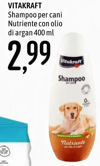 Vitakraft Shampoo per cani Nutriente con olio di argan