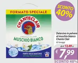 DiMeglio Detersivo in polvere al muschio bianco Chante Clair offerta