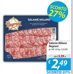 DiMeglio Salame Milano Negroni offerta