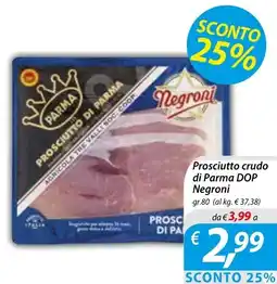 DiMeglio Prosciutto crudo di Parma DOP Negroni offerta
