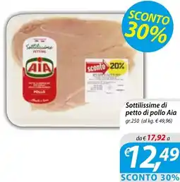 DiMeglio Sottillissime di petto di pollo Aia offerta