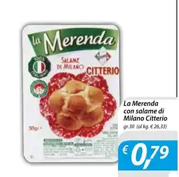 DiMeglio La Merenda con salame di Milano Citterio offerta