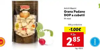 Grana Padano DOP a cubetti 300g