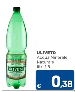 C+C Cash and Carry Acqua Minerale Naturale Uliveto offerta