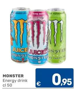 C+C Cash and Carry Monster Energy drink offerta