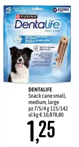 Emisfero Dentalife Snack cane small offerta