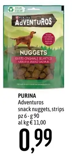 Emisfero Purina Adventuros snack nuggets offerta