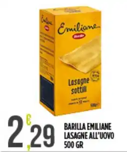 Euroesse Barilla Emiliane Lasagne all'uovo offerta