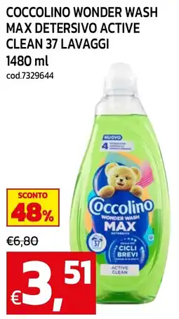 C+C maxigross Coccolino wonder wash max offerta