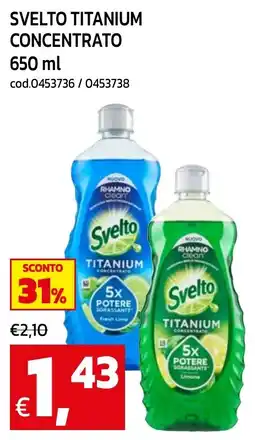 C+C maxigross Svelto Titanium concentrato offerta