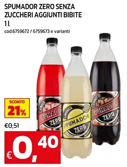 C+C maxigross Spumador zero senza zuccheri aggiunti bibite offerta