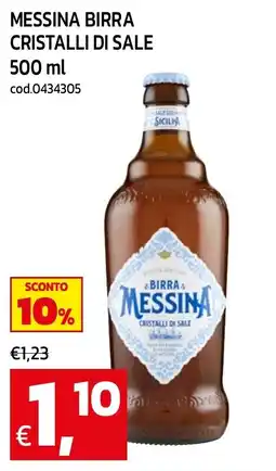 C+C maxigross Birra Messina Cristalli di Sale offerta