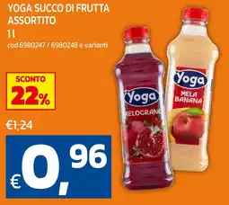 C+C maxigross Yoga succo di frutta assortito offerta