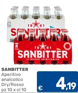 C+C Cash and Carry Sanbitter Aperitivo analcolico Dry/Rosso offerta