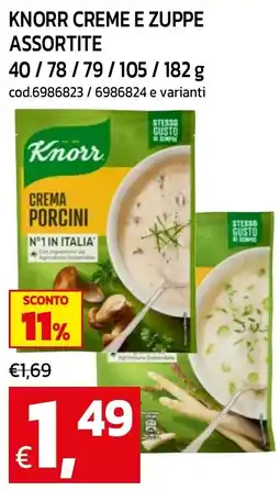 C+C maxigross Knorr Crema Porcini offerta
