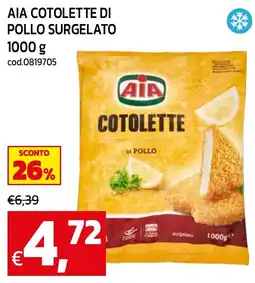 C+C maxigross AIA Cotolette di pollo offerta
