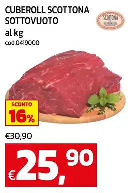 C+C maxigross Cuberoll Scottona sottovuoto offerta