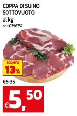 C+C maxigross Coppa di suino sottovuoto offerta