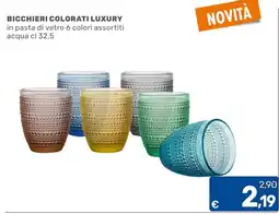 C+C Cash and Carry Bicchieri colorati luxury offerta