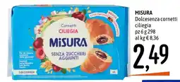 Emisfero Cornetti ciliegia Misura offerta