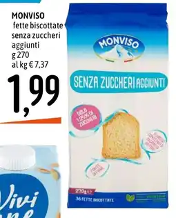 Emisfero Monviso fette biscottate senza zuccheri aggiunti offerta