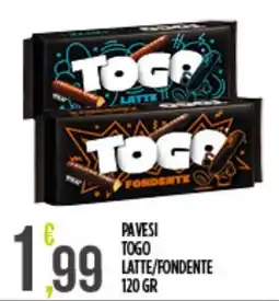 Euroesse Pavesi Togo Latte/Fondente offerta