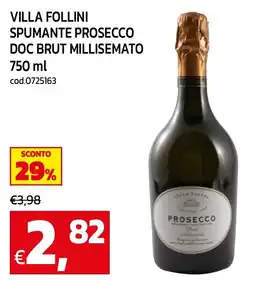 C+C maxigross Villa Follini spumante prosecco offerta
