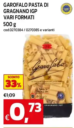 C+C maxigross Garofalo pasta di Gragnano IGP offerta