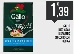 Euroesse Gallo riso gran risparmio chicchiricchi offerta