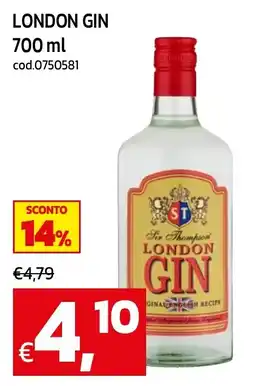C+C maxigross Sir Thompson London Gin offerta