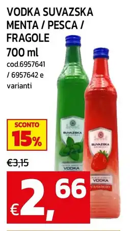 C+C maxigross Vodka Suvazska Menta offerta