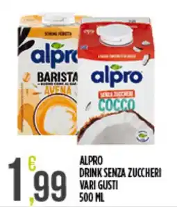Euroesse Alpro drink senza zuccheri offerta