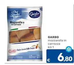C+C Cash and Carry Garbo mozzarella in carrozza offerta