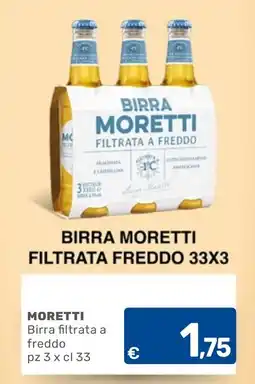 C+C Cash and Carry Birra Moretti filtrata a freddo offerta